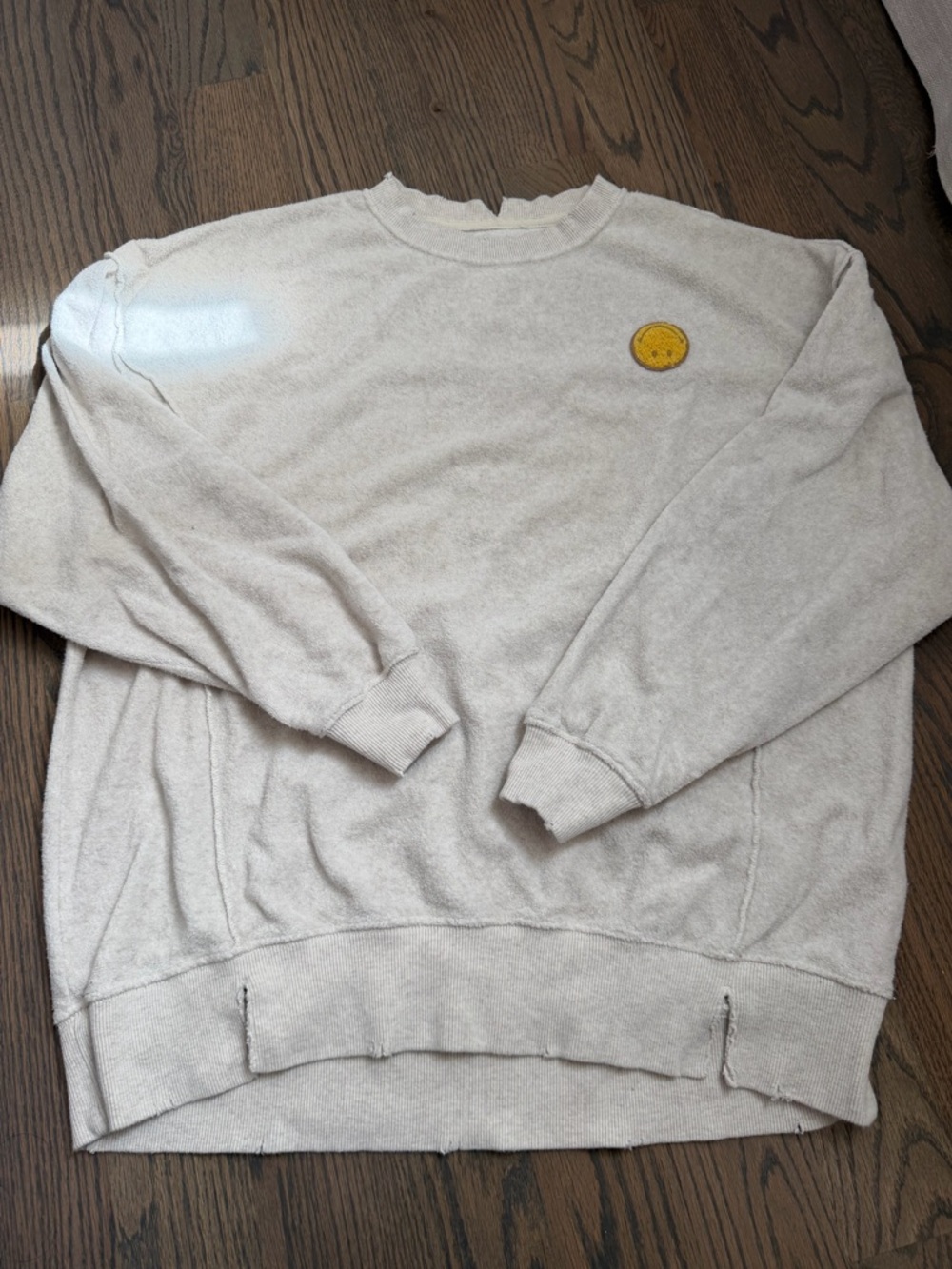 Aerie Smiley Chill Cozy Crew Sweatshirt